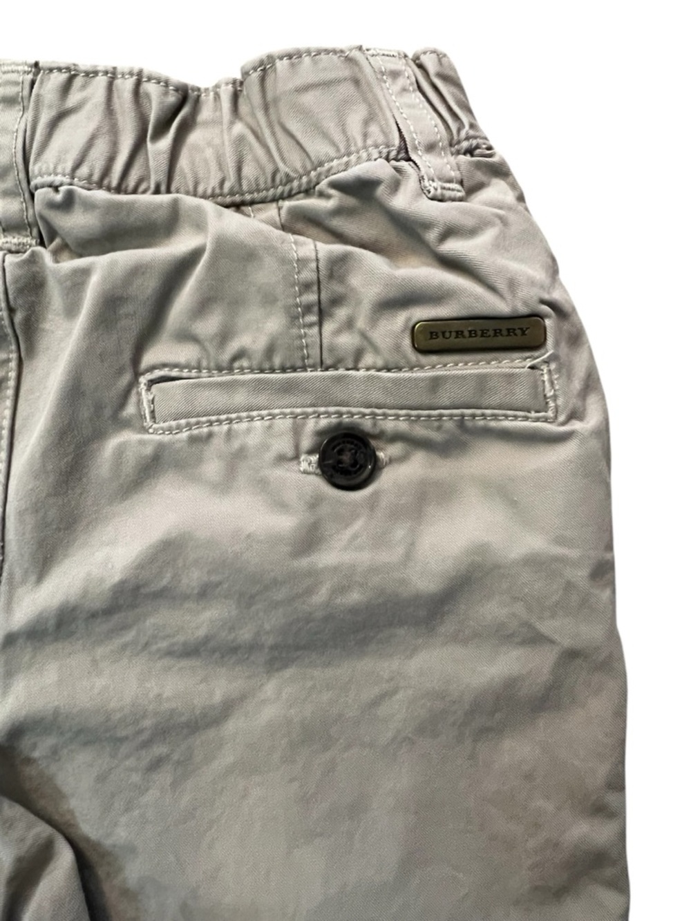 Burberry Beige Pants- Size 9 Months - Picture 5 of 7